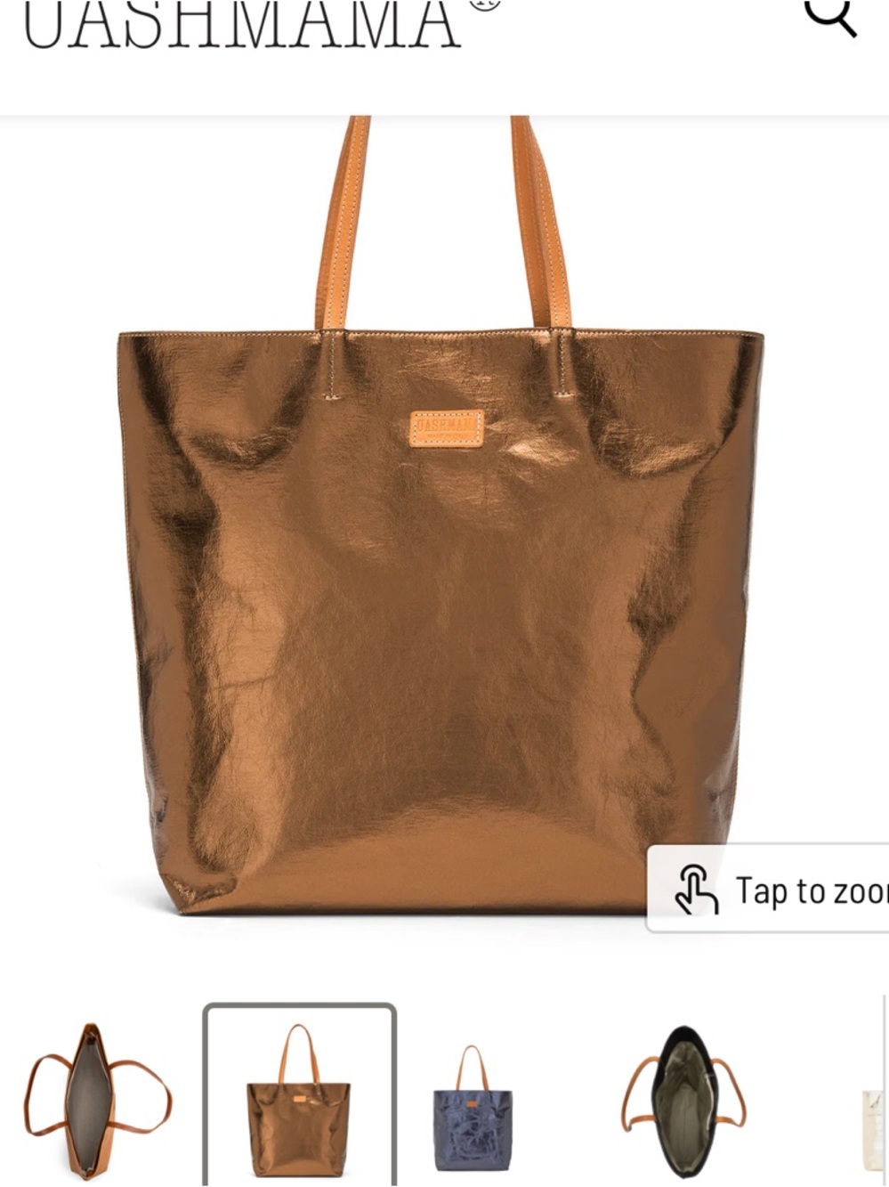 Uashmama Tosca oversized tote NWOT